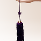 Royal Purple Multicolor Braided Wushu Straight Sword Tassels Kung Fu