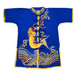 Blue Dragon with Gold Embroidery Silk #R02