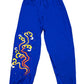 Blue Dragon with Gold Embroidery Silk #R02