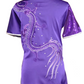 #29 Beautiful Purple Dragon with Sequin Sleeve Silk
