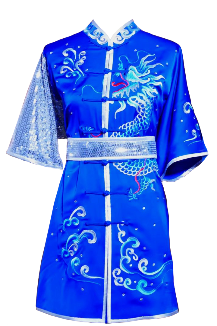 #26 Vibrant Blue Sea Dragon Silk